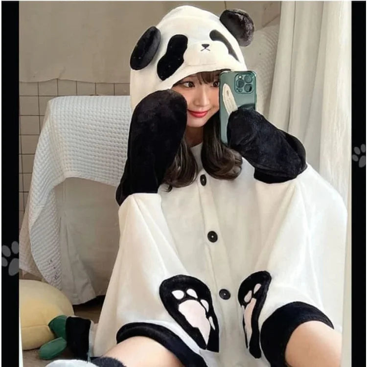 Pre-Sale Kawaii Anime Animal Fleece Cape