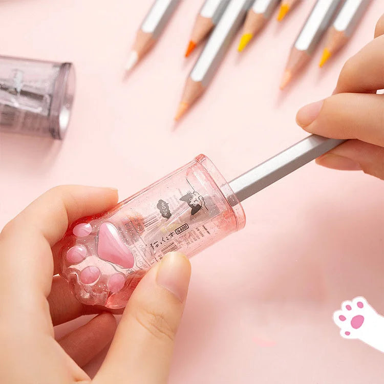 Cute Cat Paw Sharpener For Pencil Stationery