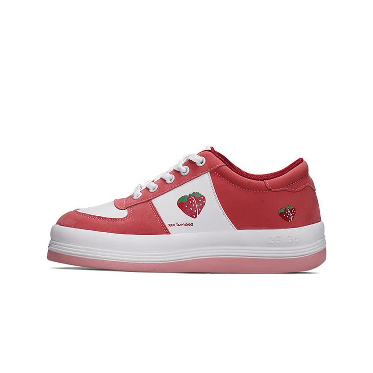 Strawberry Casual Red Shoes