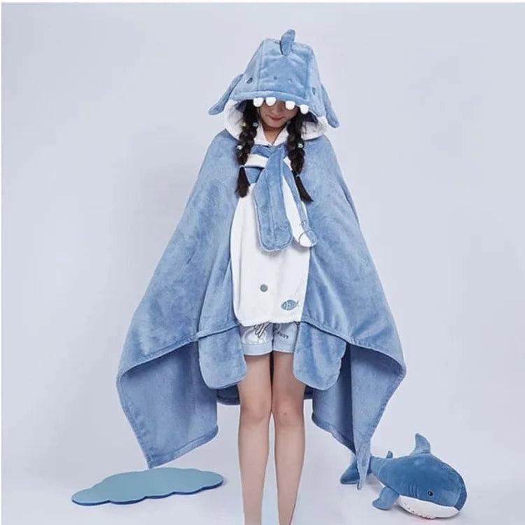 Pre-Sale Kawaii Anime Animal Fleece Cape