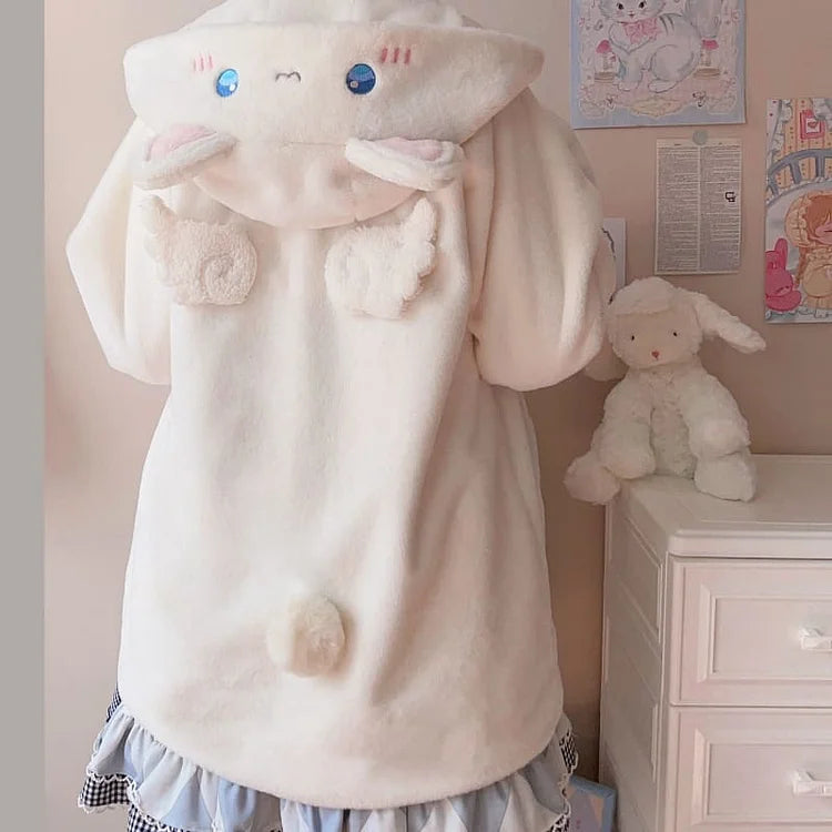 [Fully Payment Reservsation] Kawaii Sleepy Bear Cute Cat Winter Lolita Coat