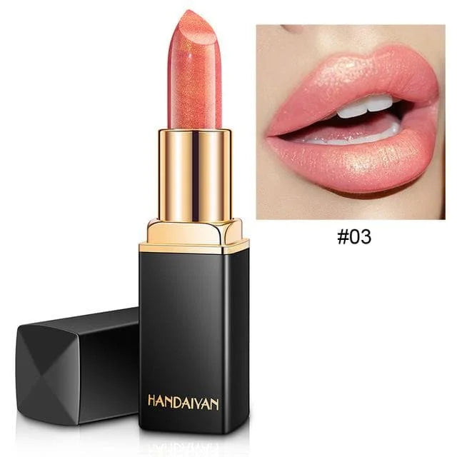 Professional Lips Makeup Waterproof Shimmer Lipstick