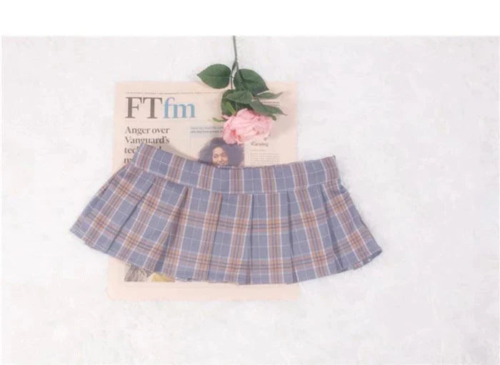 Plaid Micro Skirt