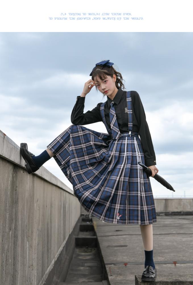 Zootopia Pleated Plaid Skirt