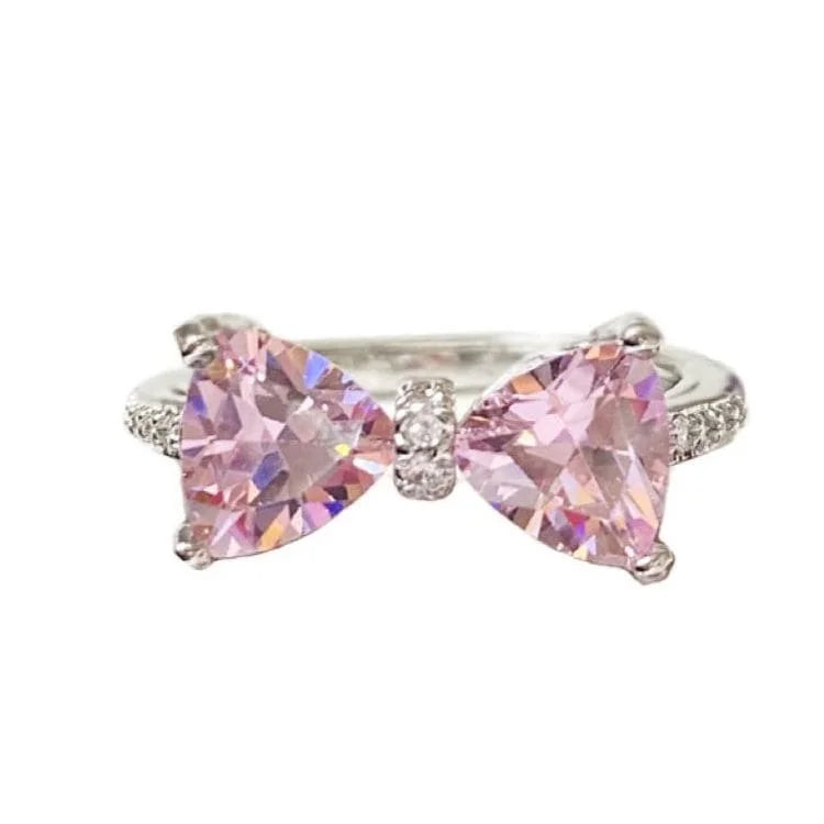 Pink Bow Ring