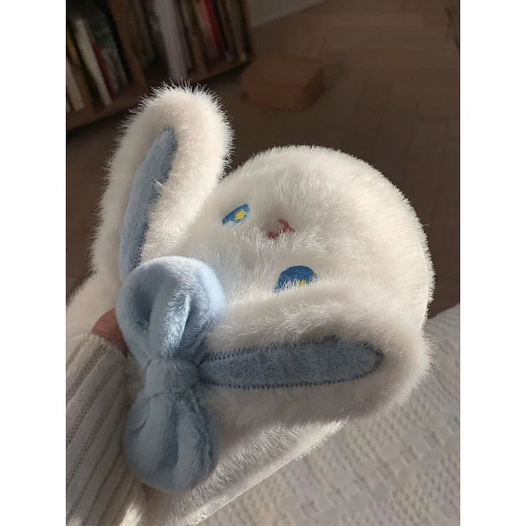 Kawaii Cute Bunny Furry Indoor Slippers