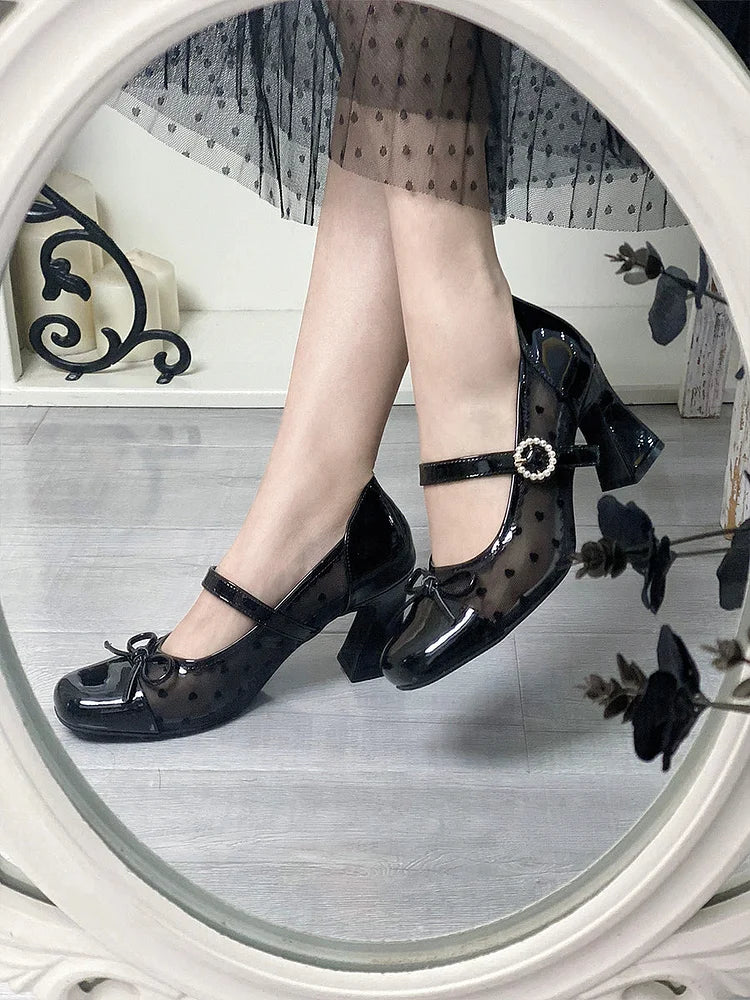 Cute Soft Casual Tea Party Lolita Shoes