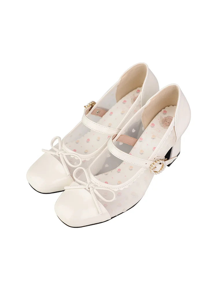 Cute Soft Casual Tea Party Lolita Shoes