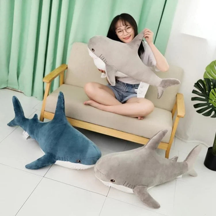 Unique Shark Plush Stuffed Toy Pillow Cushion