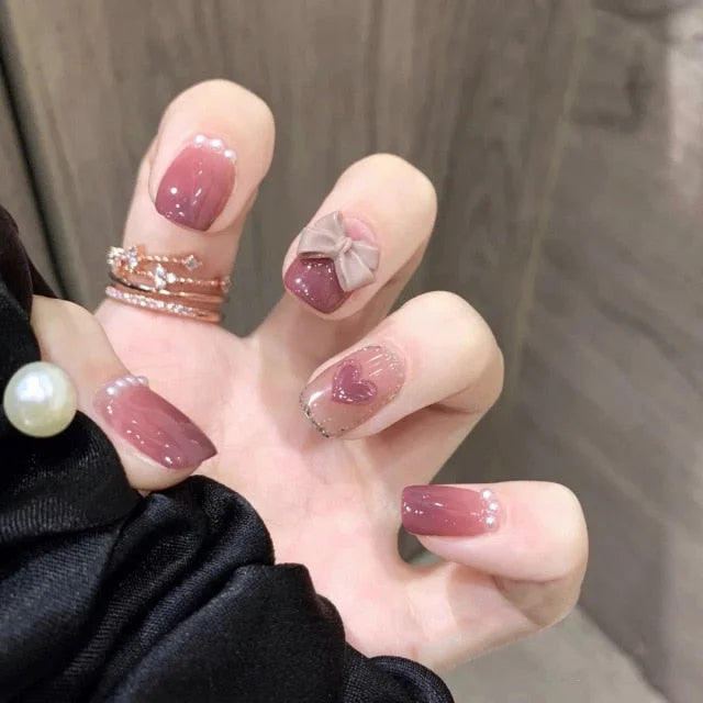 {SALE} Kawaii Press On nails Ready to Go False Nail