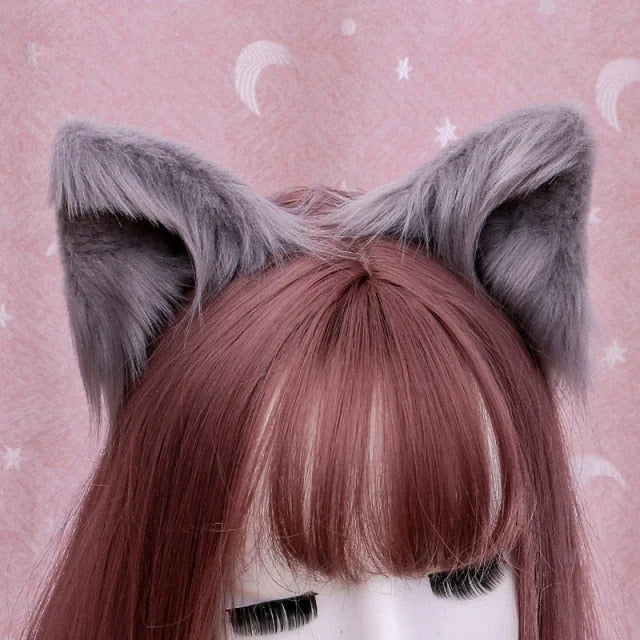 Anime Lolita Cosplay Kawaii Cat Ears Headband