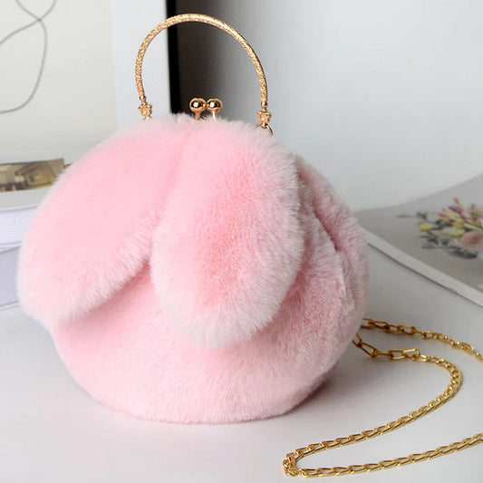 Kawaii Bunny Plush Cross Body Bag