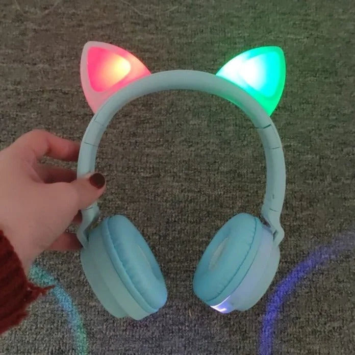 5 Colors of Glowing Cat Ear Wireless Bluetooth Headset