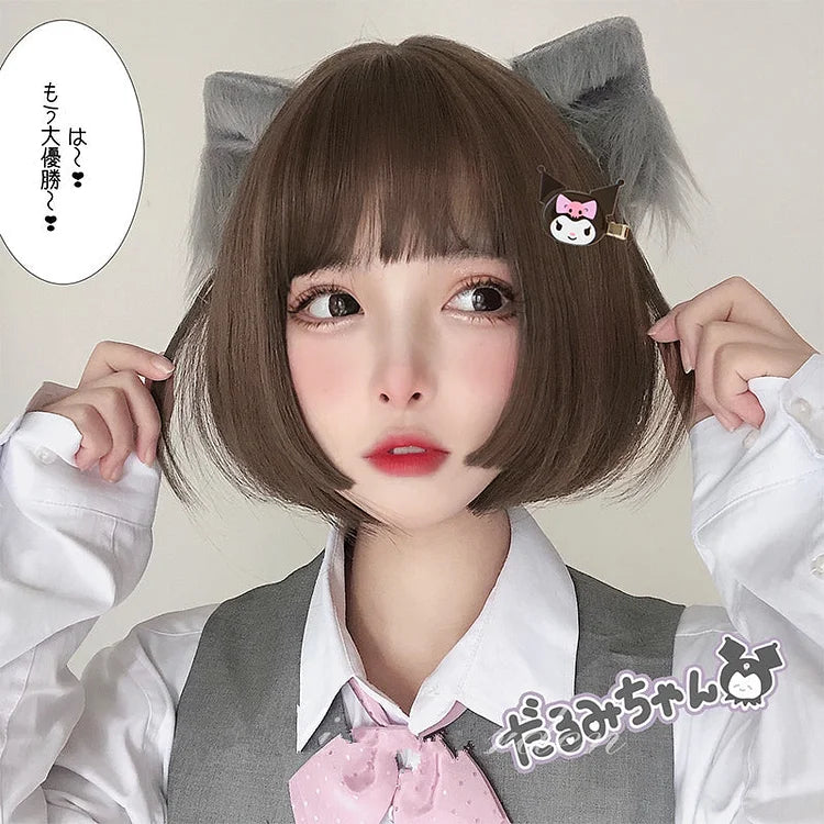 Kawaii Lolita Short Straight Wig