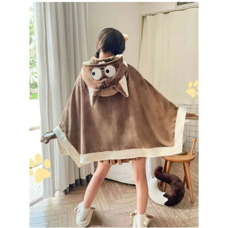 Pre-Sale Kawaii Anime Animal Fleece Cape