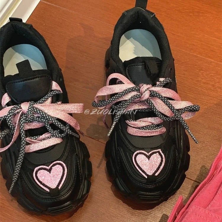 [Pre-sale]Black Heart Sneakers