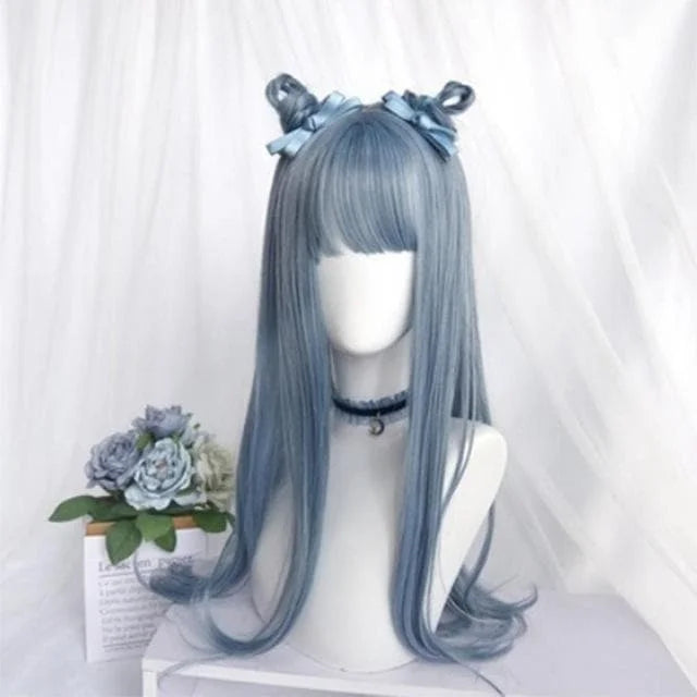 Lolita Cute Girl Long Wavy Wig