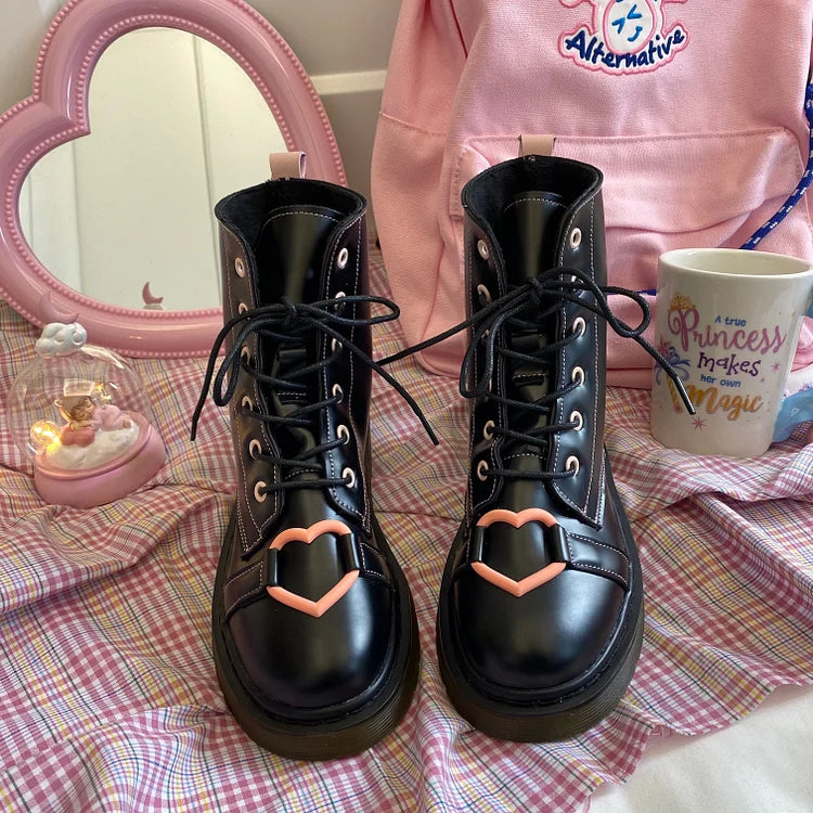 Love Pink Martin Boots