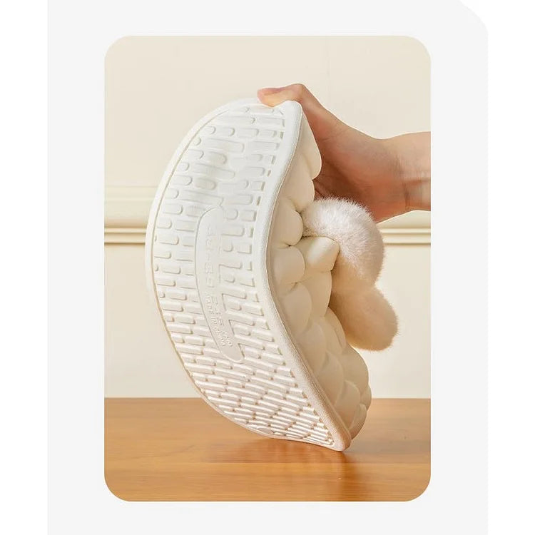 Winter Autumn Cotton Slippers for Women's Indoor Non-slip Warm Couples