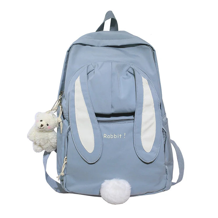 Cute Rabbit Young Girl School Backpack