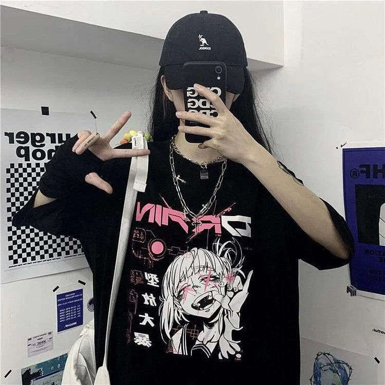 Anime Cartoon Comic T shirt Dark Style for Teen