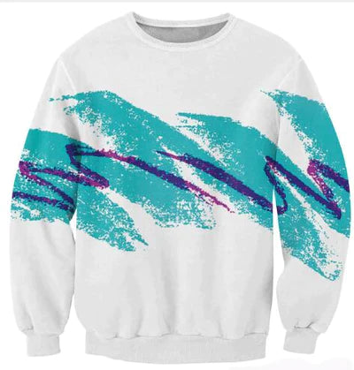 90s Abstract Crewneck