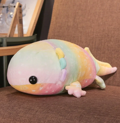 Kawaii Galaxy Colored Axolotl Plushie