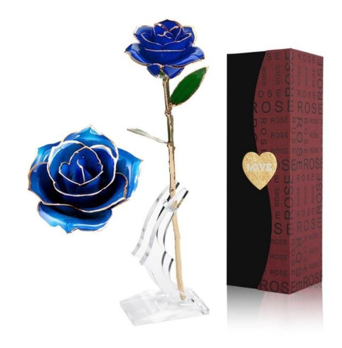 Permanent 24K Gold Long-Stem Rose