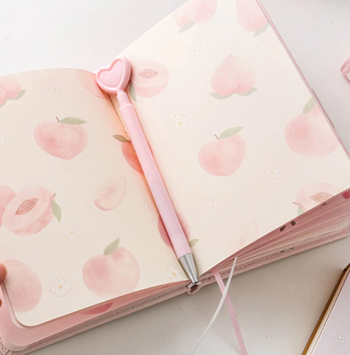 Peach Aesthetic Style Journaling Diary