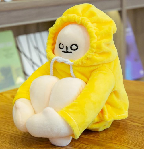 Cute Moody Banana Stuffed Toy Kawaii Plushies