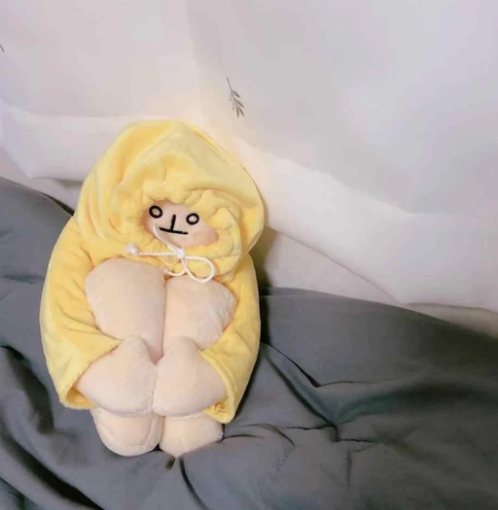 Cute Moody Banana Stuffed Toy Kawaii Plushies