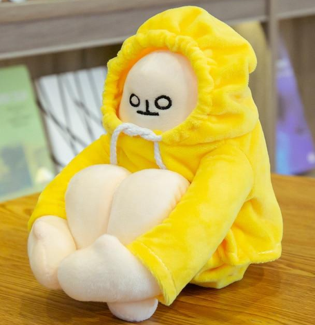 Cute Moody Banana Stuffed Toy Kawaii Plushies