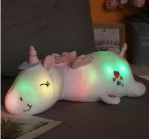 Kawaii Plushies Light-Up Unicorn Stuffed Pillow-The Perfect Nighttime Companion