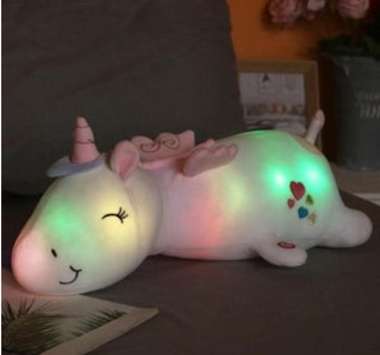 Kawaii Plushies Light-Up Unicorn Stuffed Pillow-The Perfect Nighttime Companion