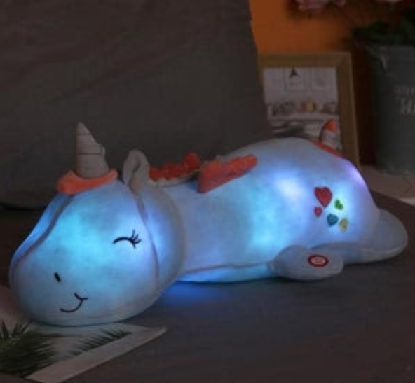 Kawaii Plushies Light-Up Unicorn Stuffed Pillow-The Perfect Nighttime Companion