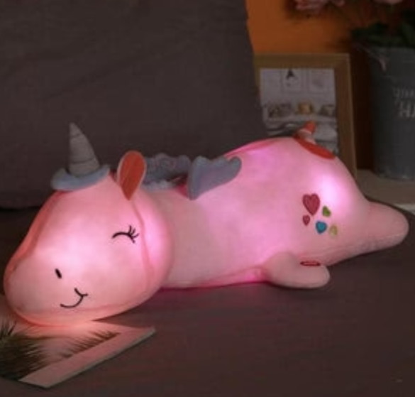 Kawaii Plushies Light-Up Unicorn Stuffed Pillow-The Perfect Nighttime Companion