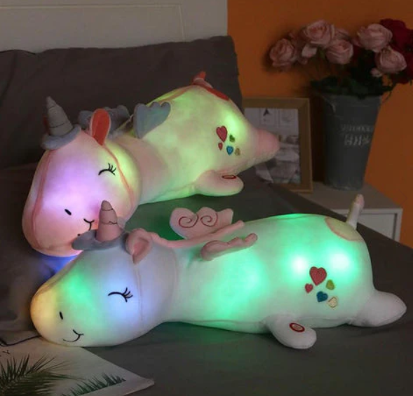 Kawaii Plushies Light-Up Unicorn Stuffed Pillow-The Perfect Nighttime Companion