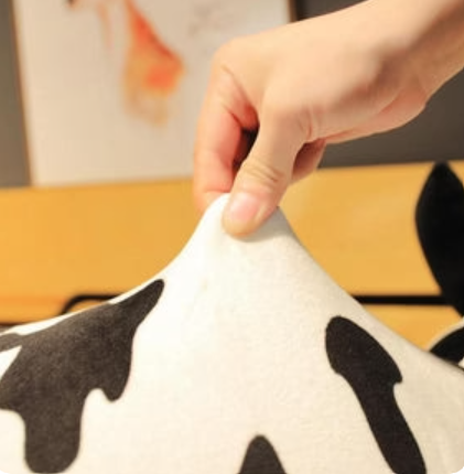 Lovable Kawaii Cow Calf Pillow Plushies - A Snuggly Animal Companion