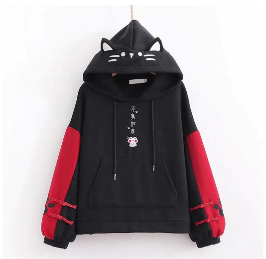 Kawaii Cat Ear Japan Style Hoodie