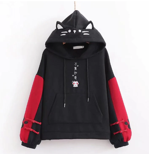 Kawaii Cat Ear Japan Style Hoodie