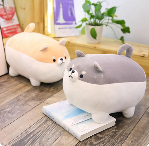 The Angry Shiba Trio Kawaii Plushies