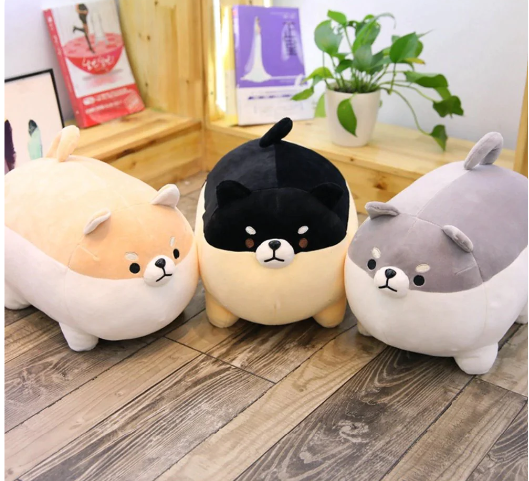 The Angry Shiba Trio Kawaii Plushies