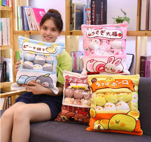 Candy Filled With Cute 8 Pieces Soft kawaii Stuffed Toy Plushies