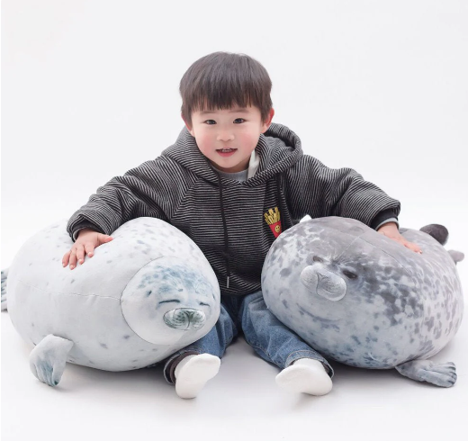 Lovable Lazy Chubby Seal Kawaii Plushies