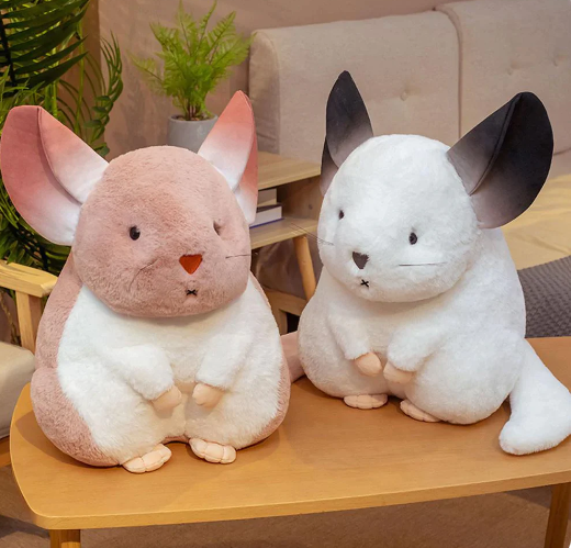 Kawaii Whispering Chinchillas Plushies