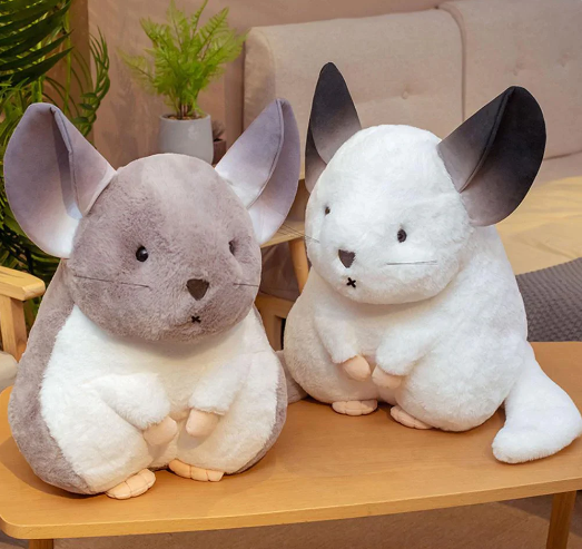 Kawaii Whispering Chinchillas Plushies