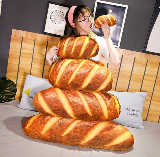 Kawaii Soft and Cuddly Bread Plushies - Perfect Gift for Bread Lovers