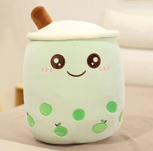 Kawaii Lovable Bubble tea Family Fruit Plushies Collection