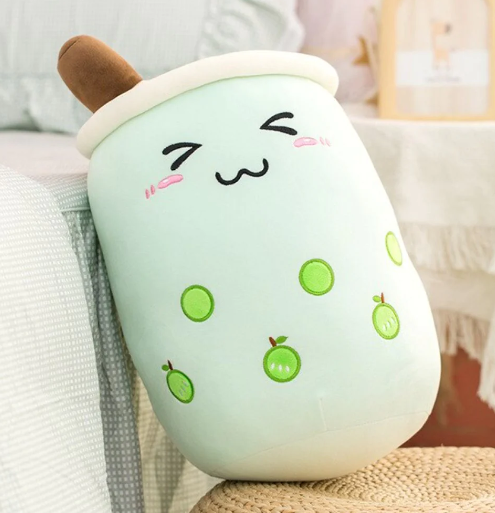 Kawaii Lovable Bubble tea Family Fruit Plushies Collection