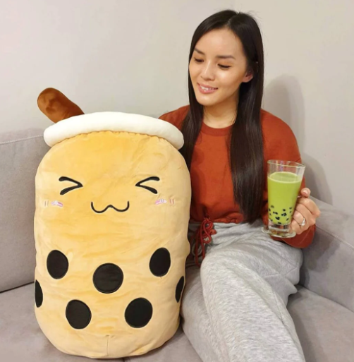 Kawaii Lovable Bubble tea Family Fruit Plushies Collection